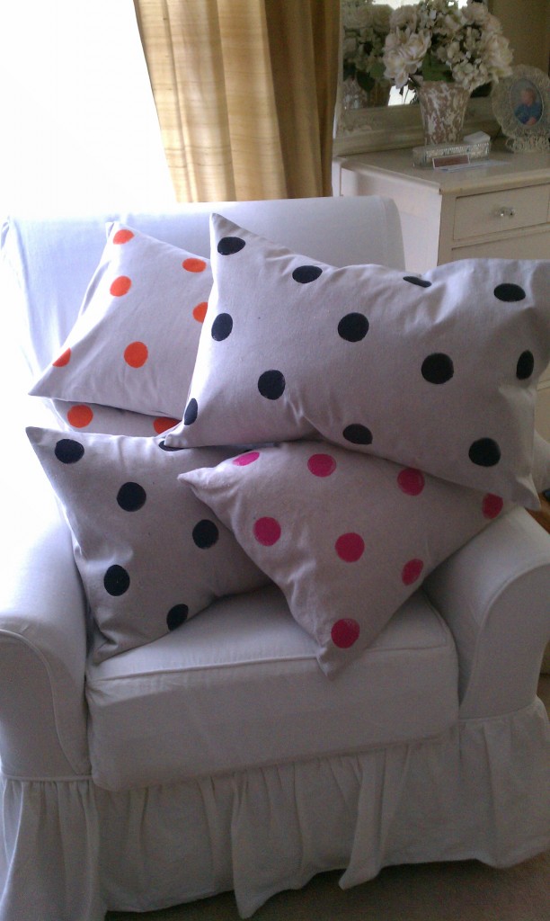 Polka Dot Pillows