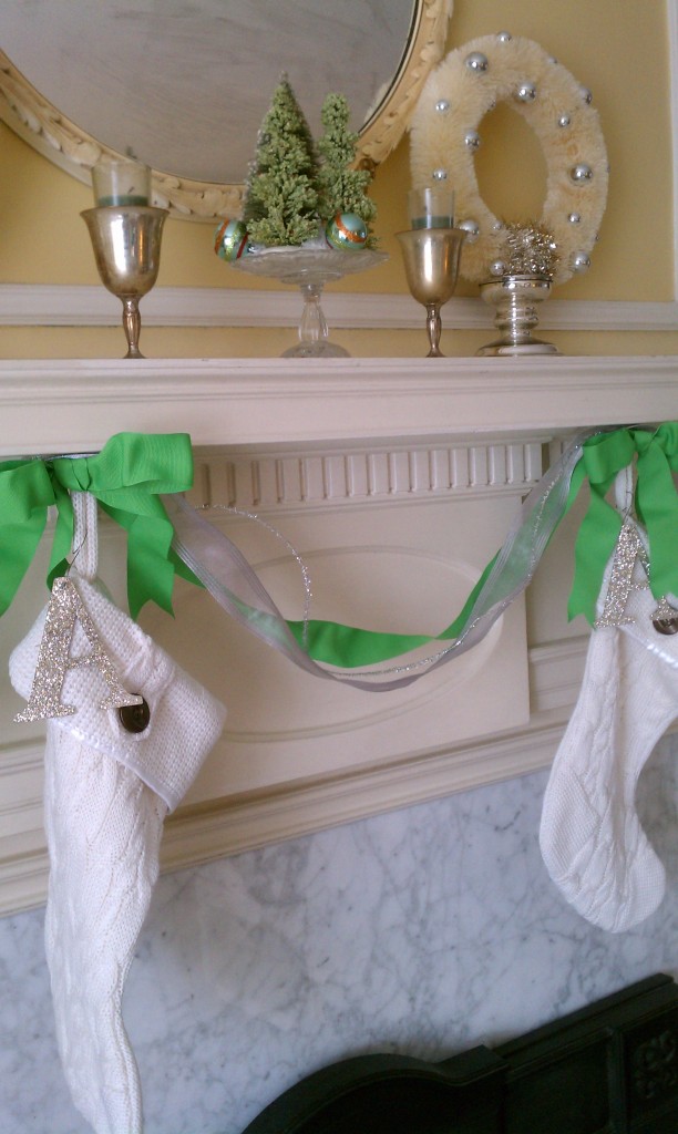 Ribbon on Mantle