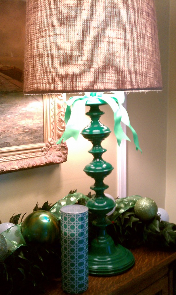 Ribbon on Lamp