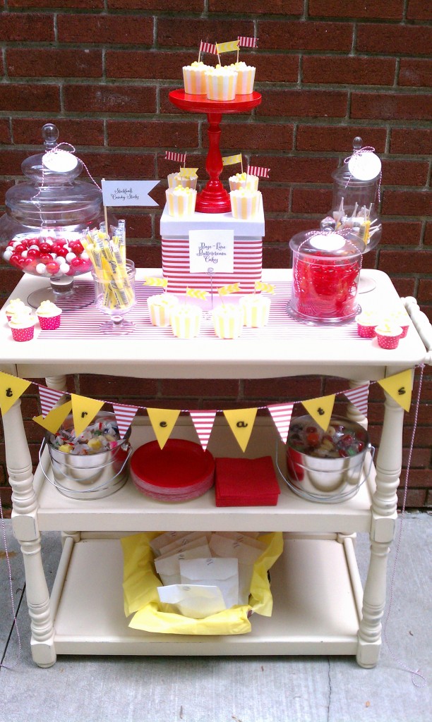 dessert cart