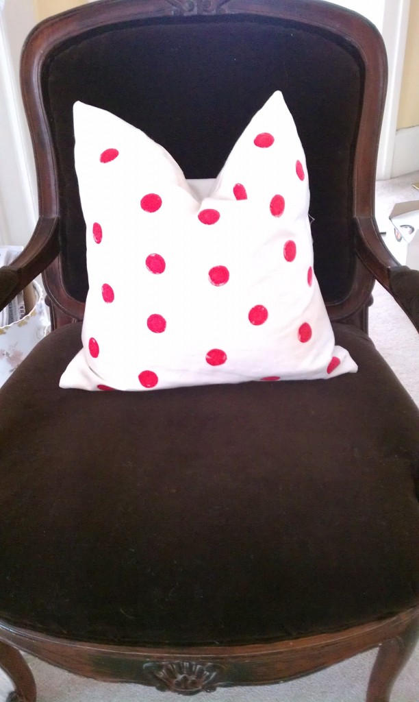 giggle dot pillow