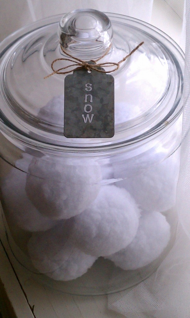 jar of "snowballs"