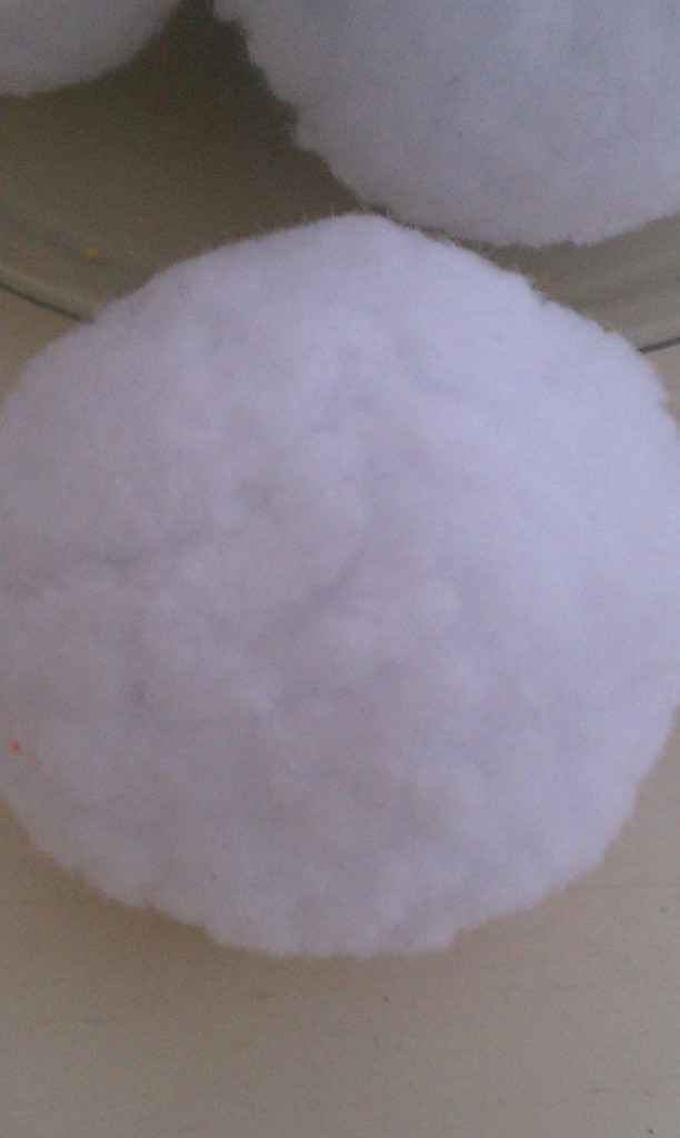 fleece snowball