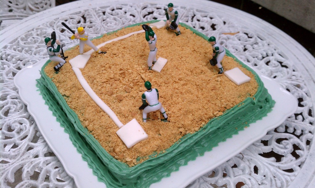 baseball cake