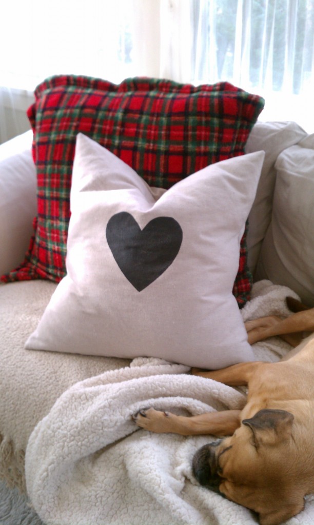 plaid pillow