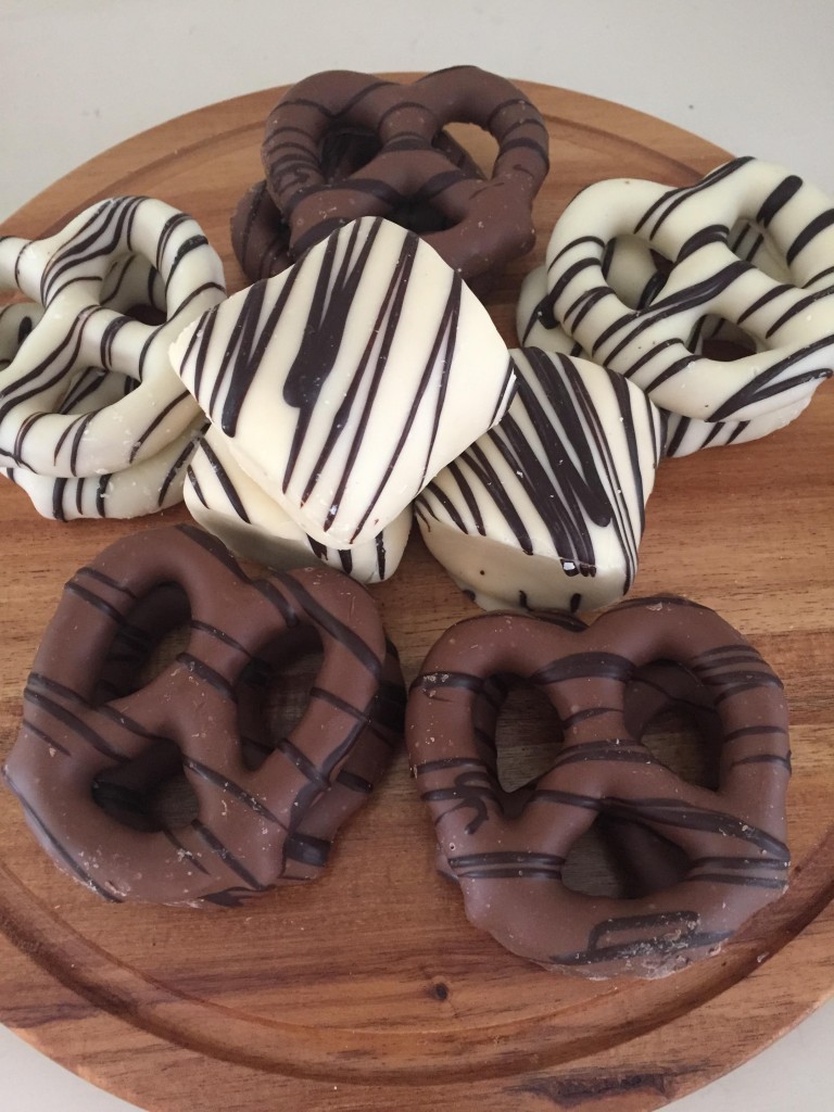 chocolate pretzels