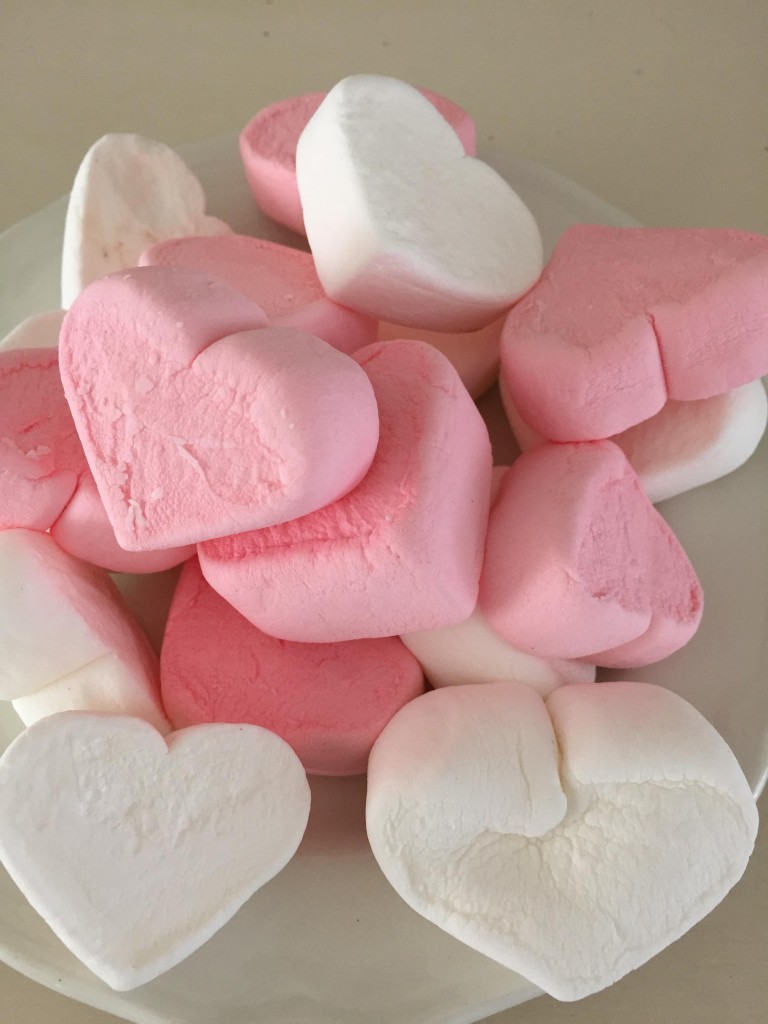 heart marshmallows