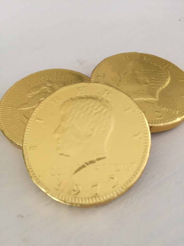 chocolate coins