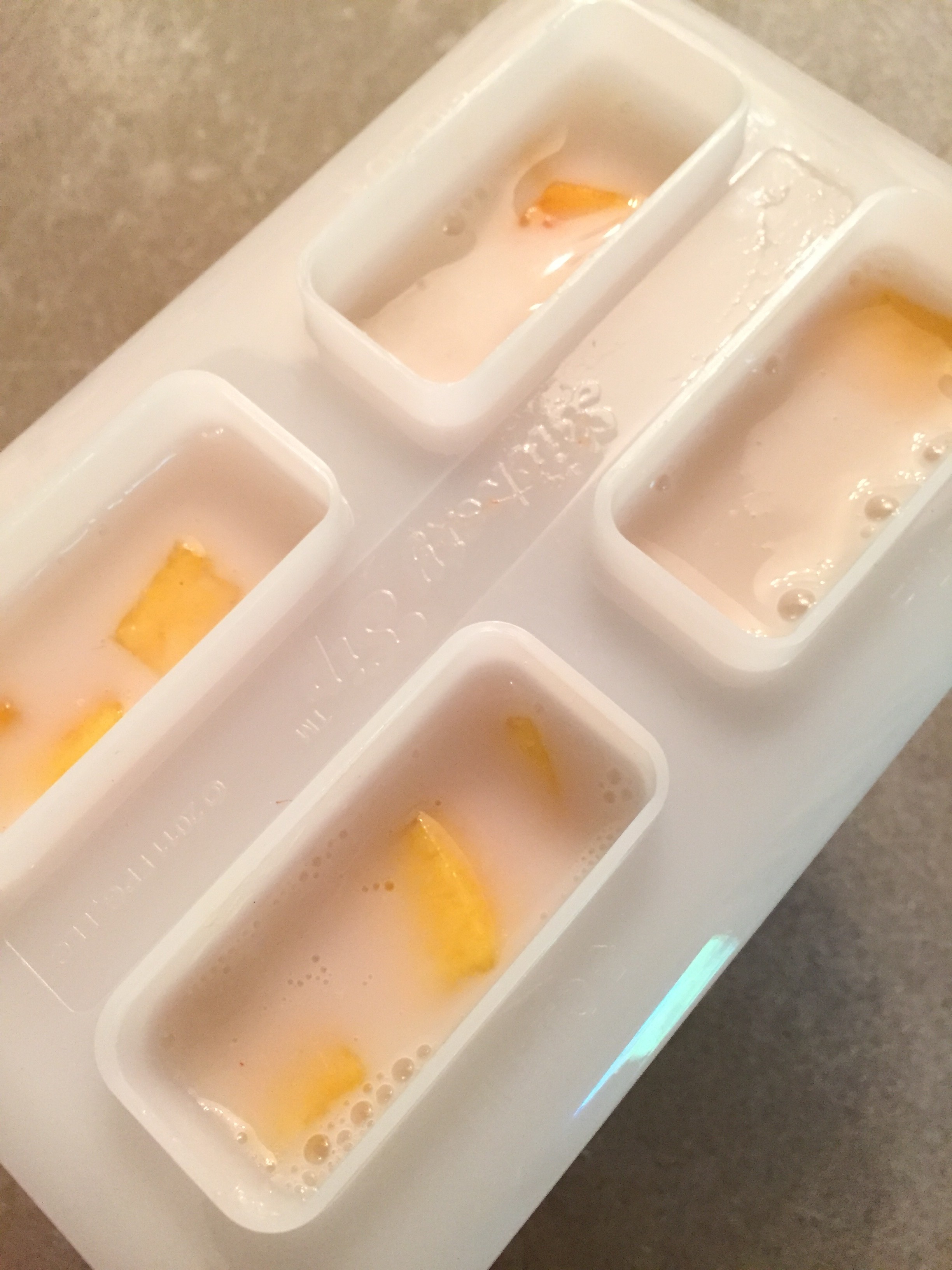 vanilla peach popsicles