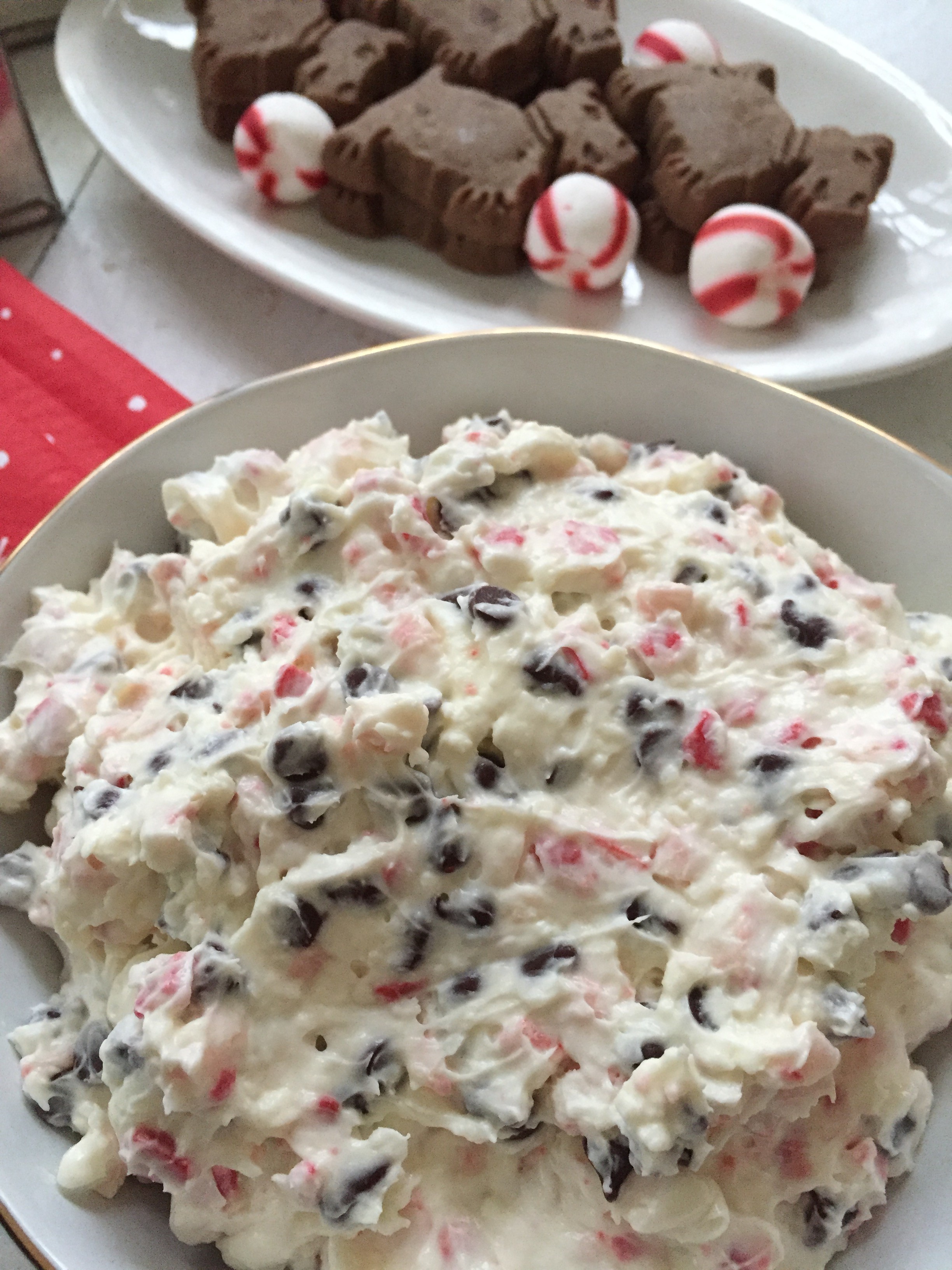 peppermint cheesecake dip