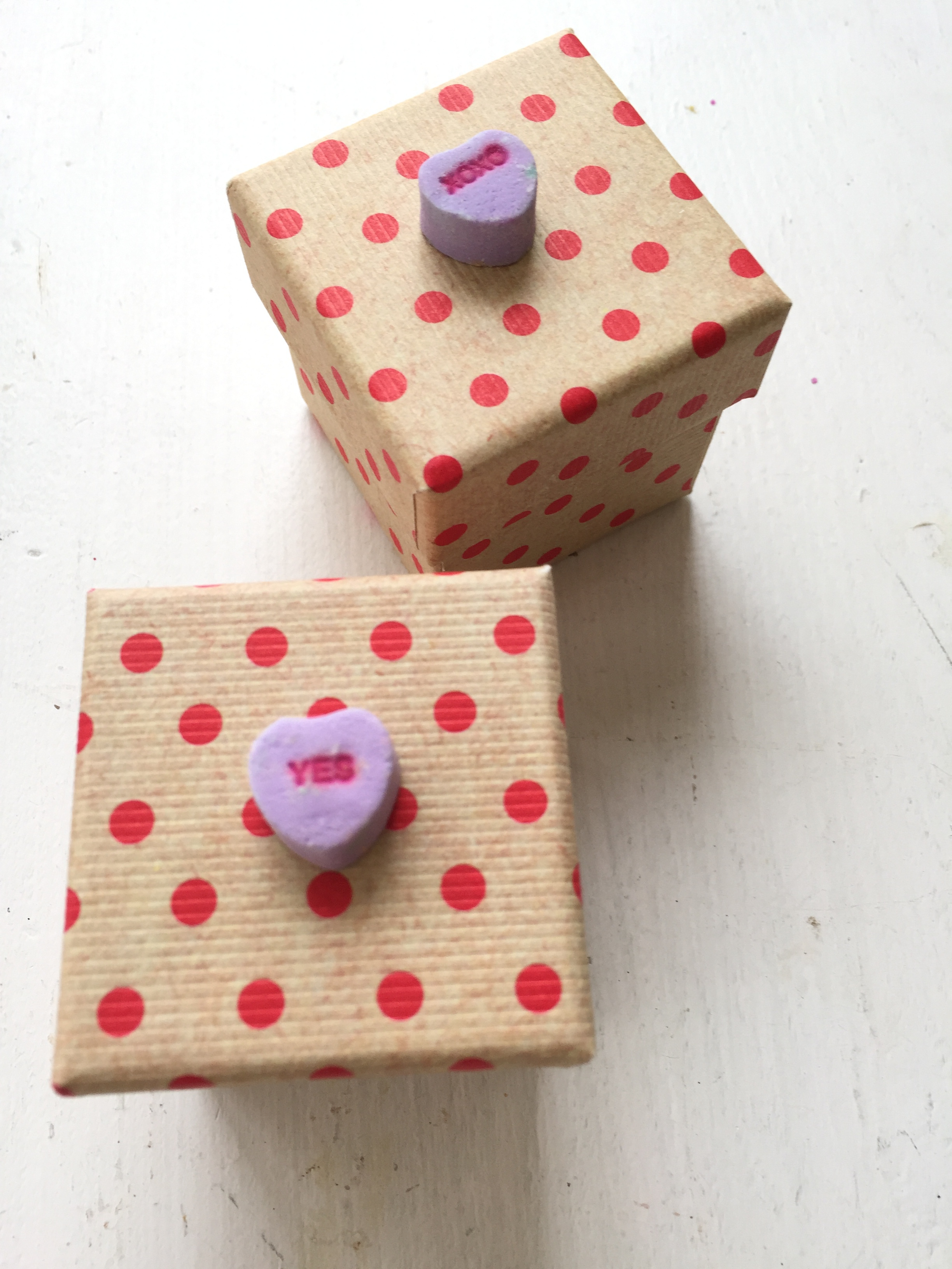 conversation heart toppers