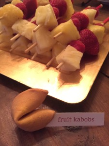 fruit kabobs