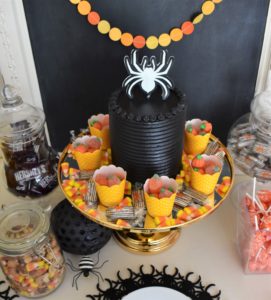 Halloween dessert table