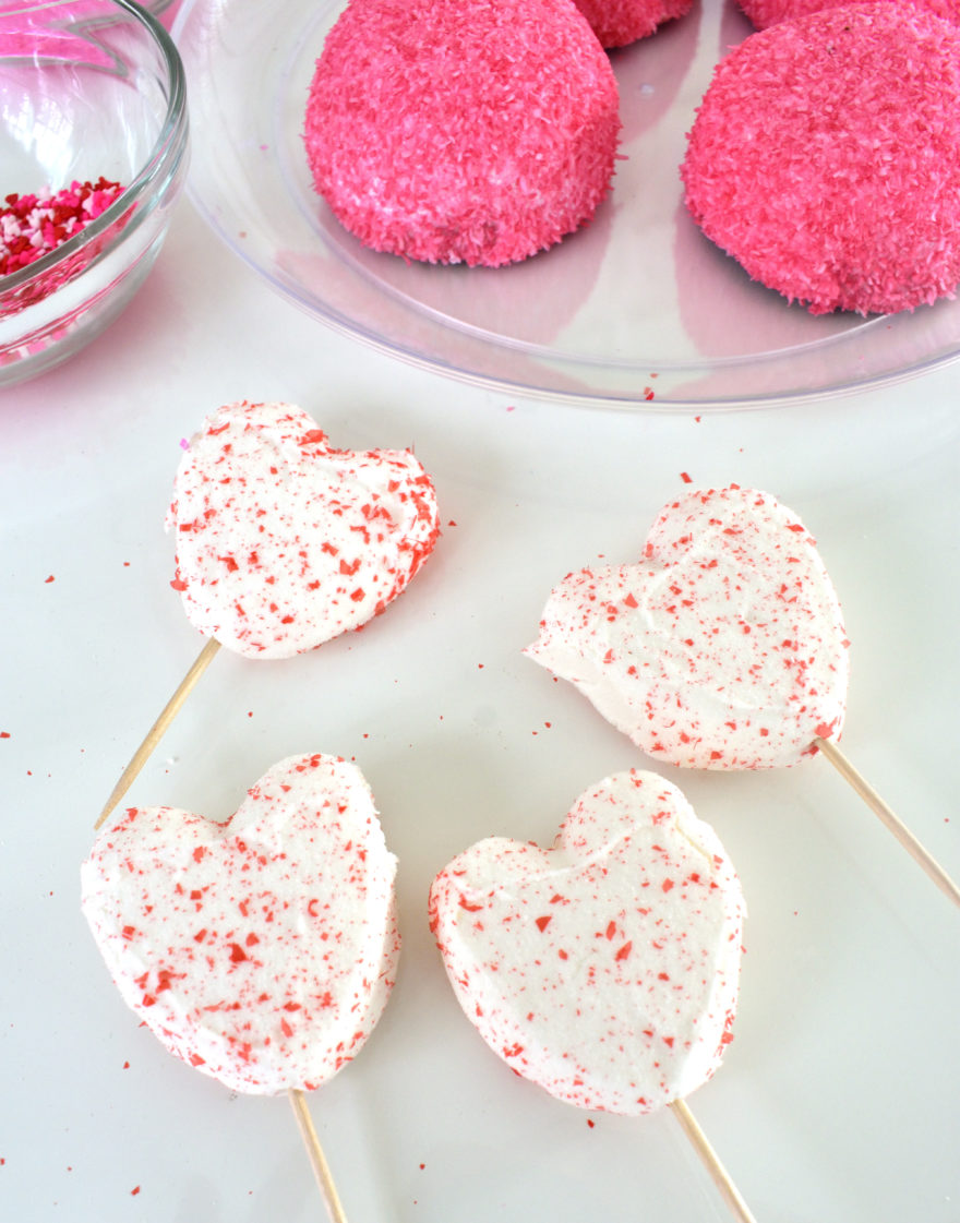 An easy Valentine Snack table is a fun way to melt hearts!