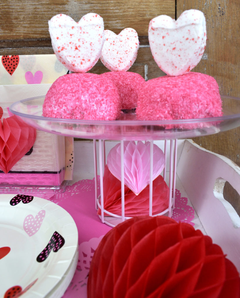 An easy Valentine Snack table is a fun way to melt hearts!