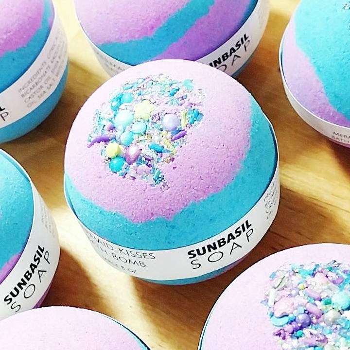 Mermaid bath products