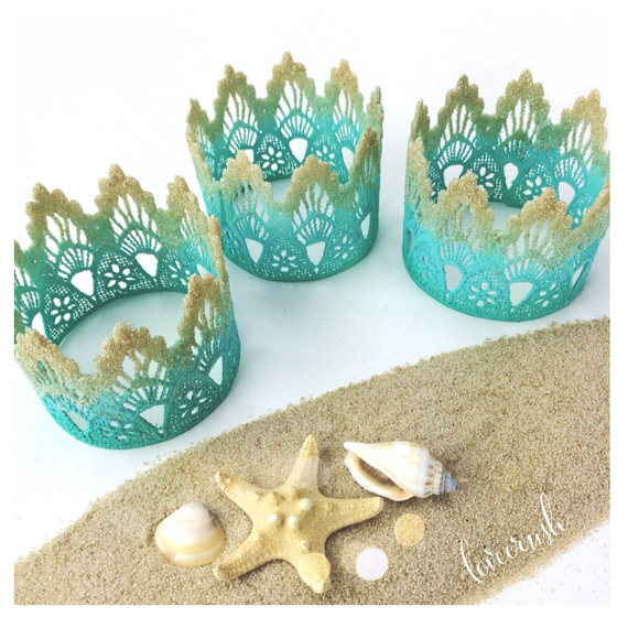 mermaid party crown