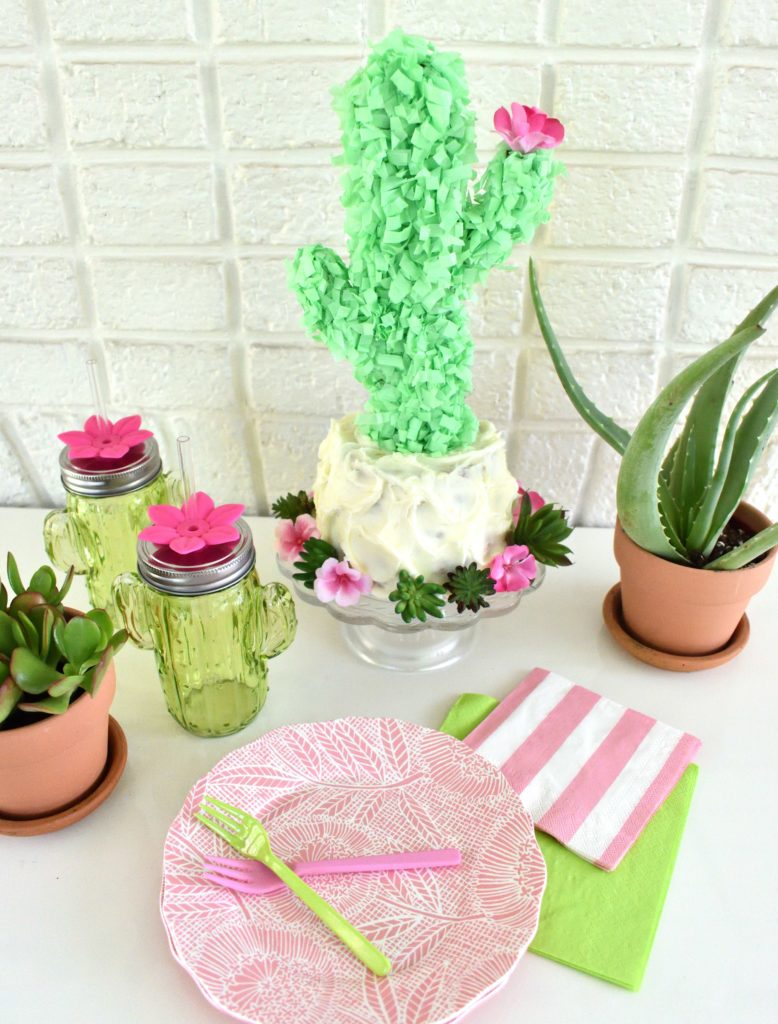 Easy step by step instructions to make a darling cactus cake topper!