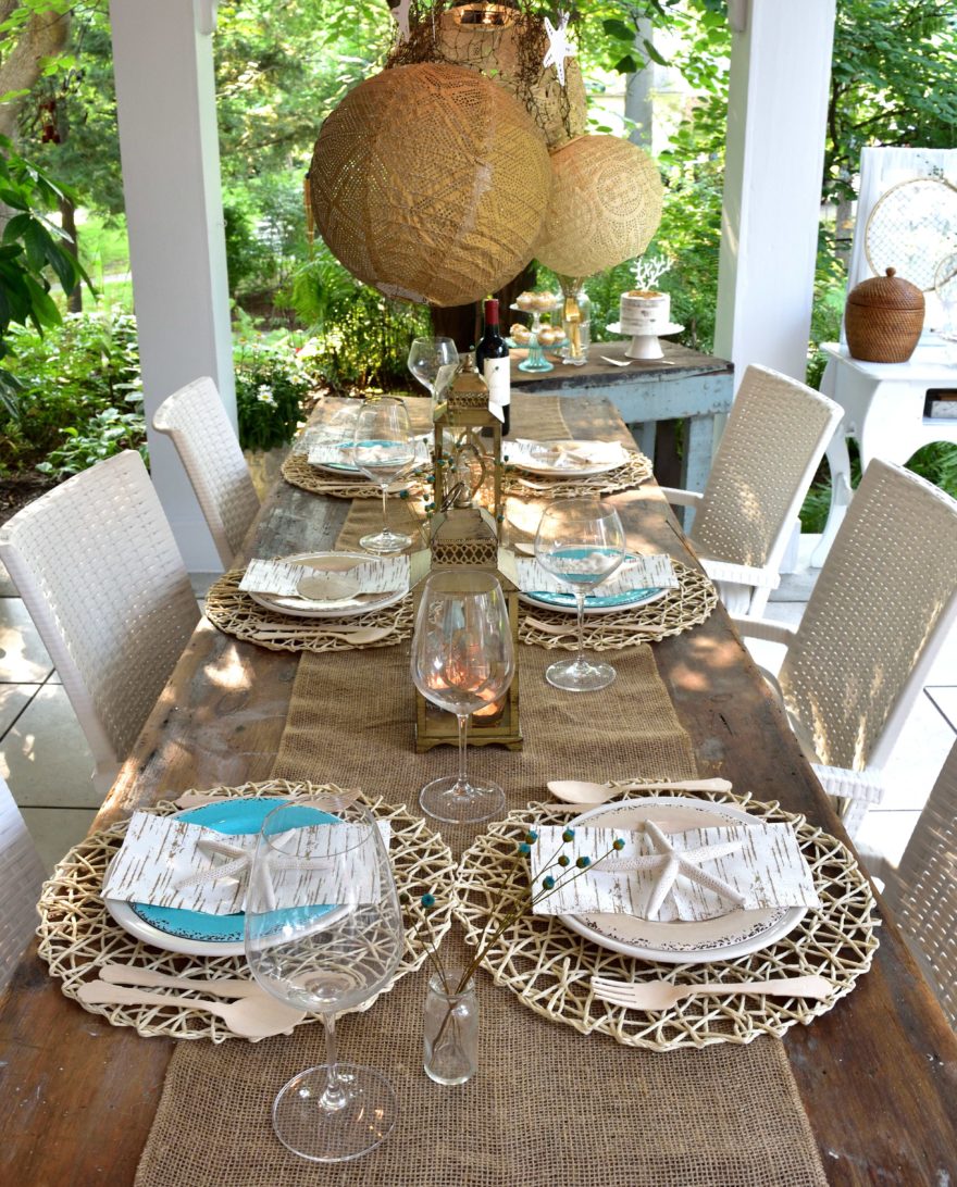 Seaside dinner party ideas for an intimate summer celebration!