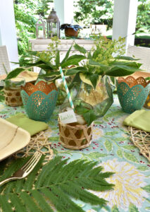 tropical table ideas