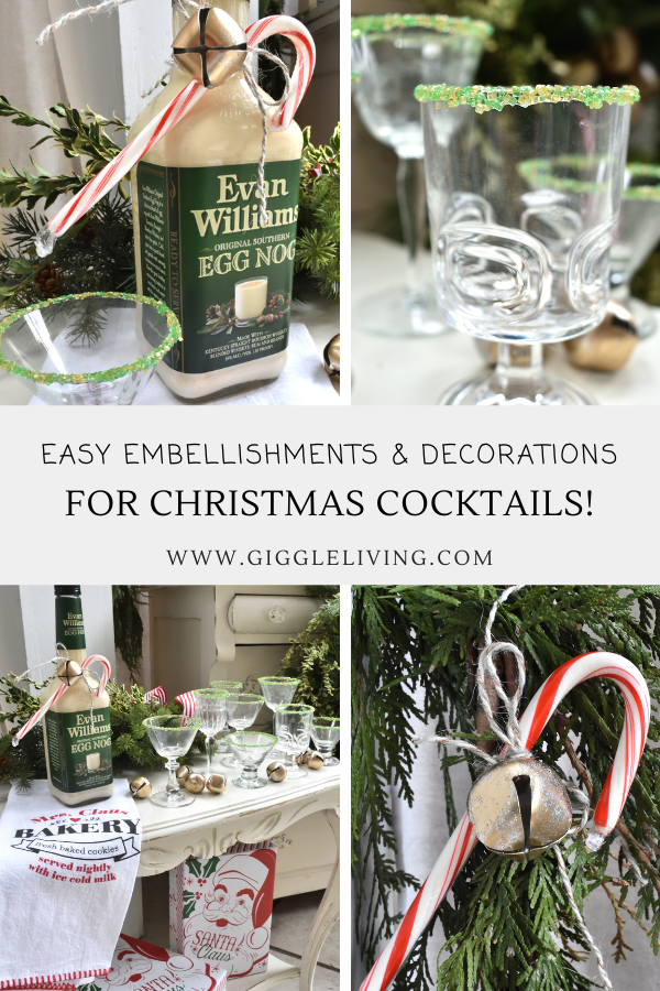 Easy embellishments for holiday cocktails