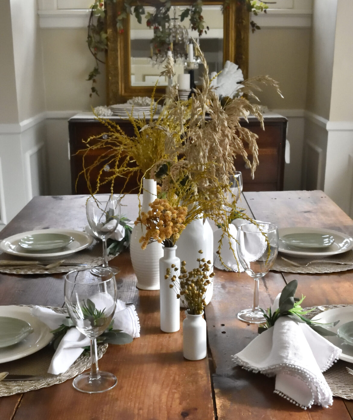 Last-minute Thanksgiving centerpiece ideas for a festive table!