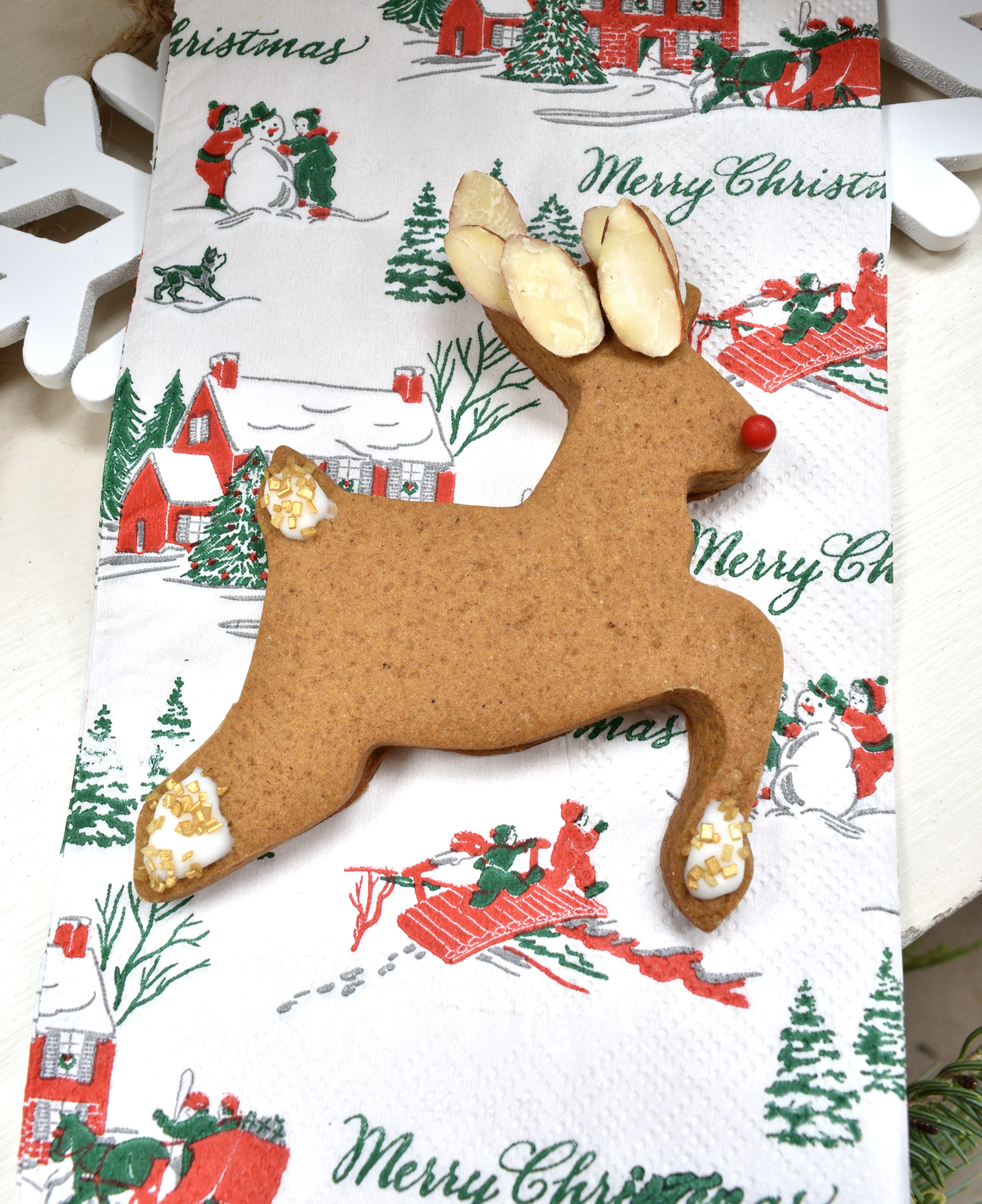 cutout Christmas cookie