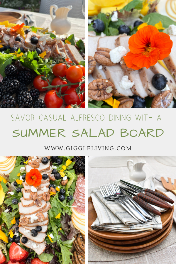 A summer salad board