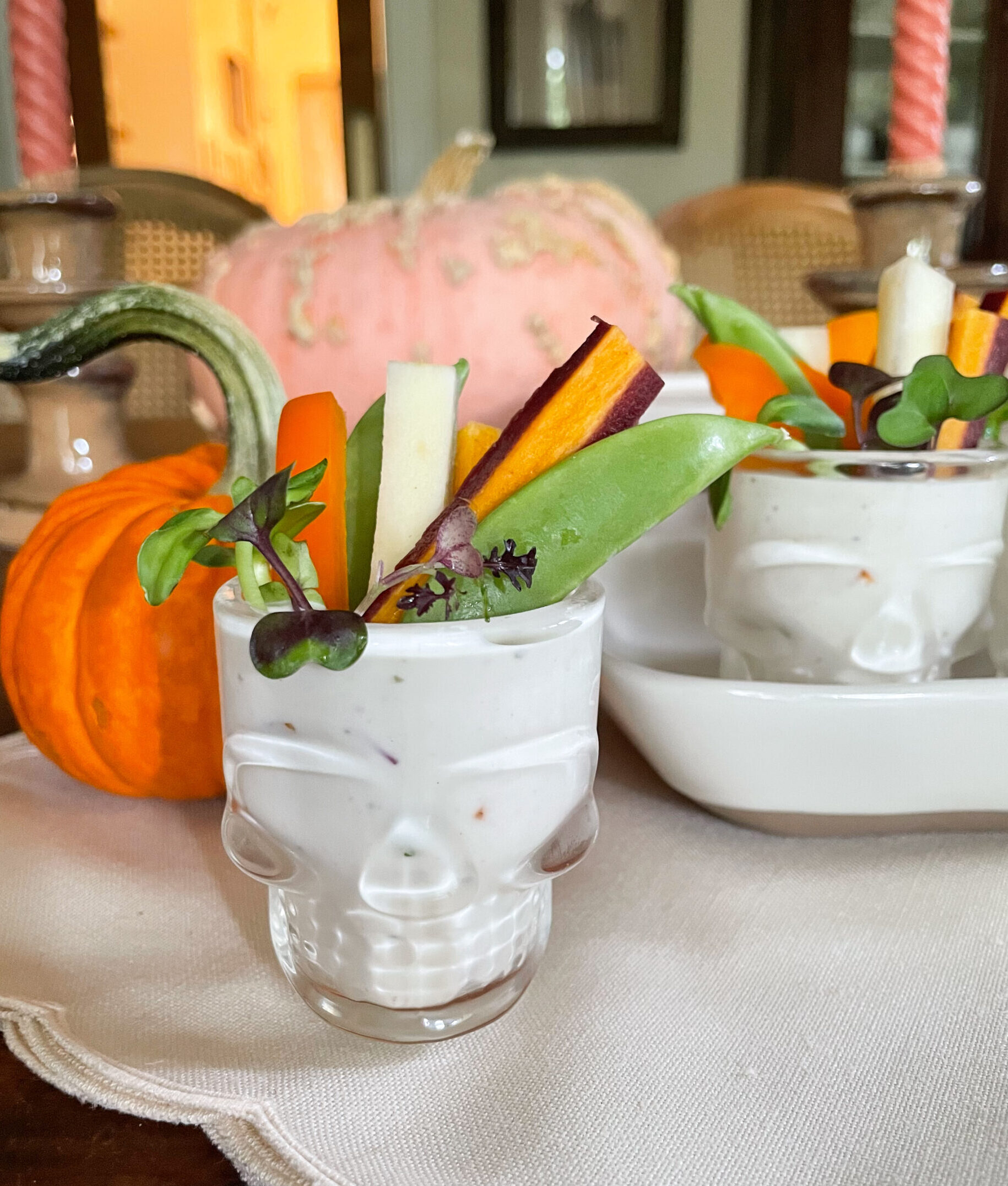 halloween veggies & dip