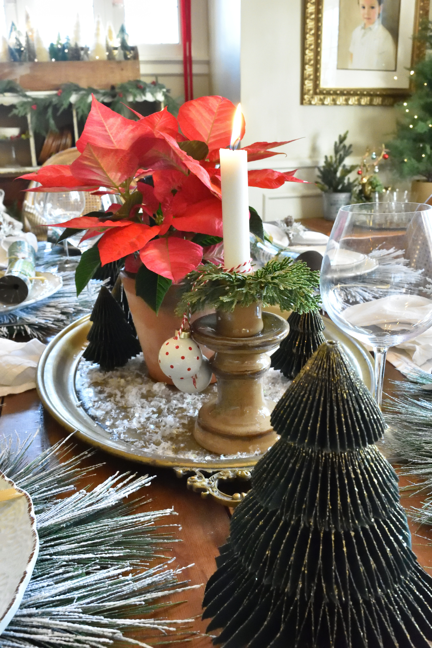 traditional holiday table