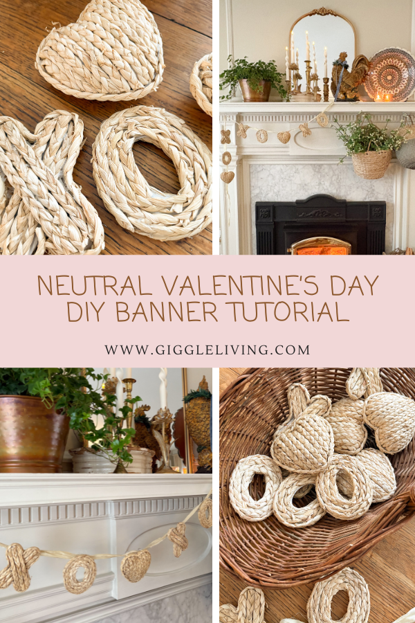 DIY Valentine's Day banner